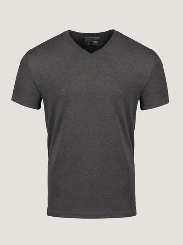 Charcoal V-Neck Tee | Fresh Clean Threads