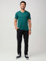 Dark Emerald V-Neck