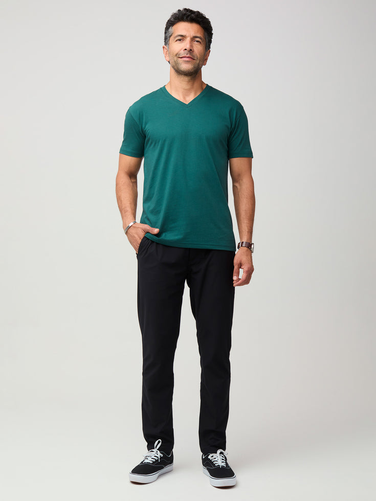 Dark Emerald V-Neck