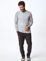 Upgrade your style with a henley # Premium Styles | Long Sleeve Henley Tees for Men
