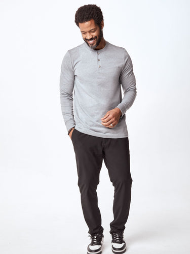 Upgrade your style with a henley # Premium Styles | Long Sleeve Henley Tees for Men