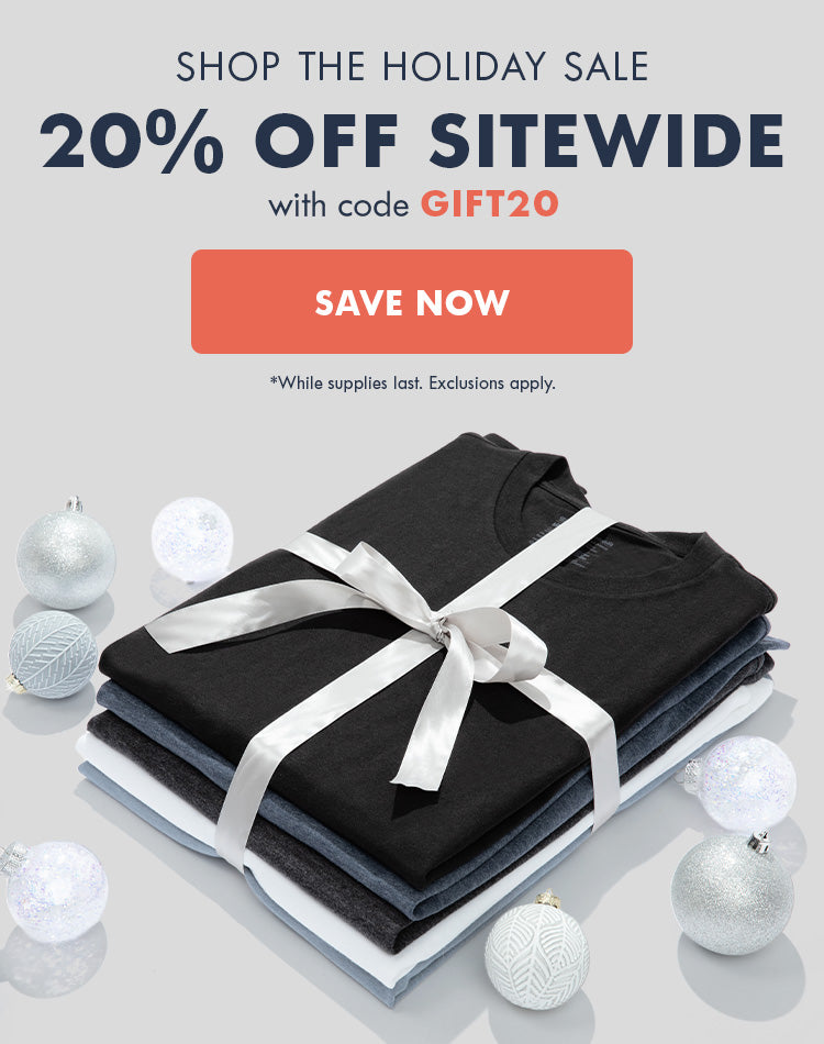 Shop 20% Off Site Wide at Fresh Clean Threads | Holiday Sale