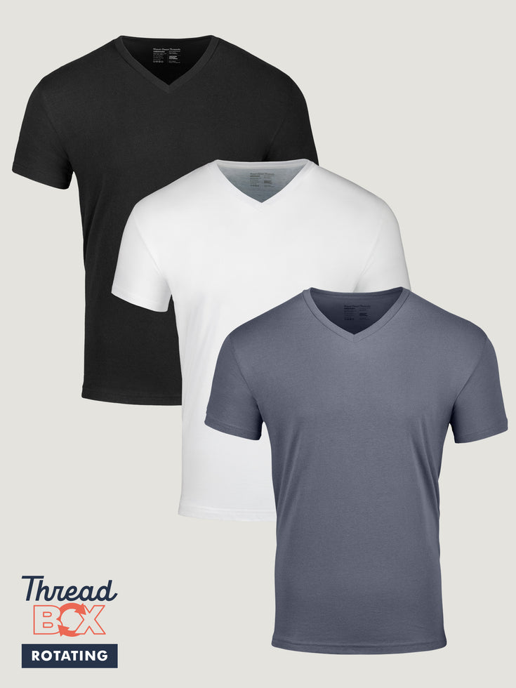 Basic 3-Pack of Men’s T-Shirts | Fresh Clean Threads