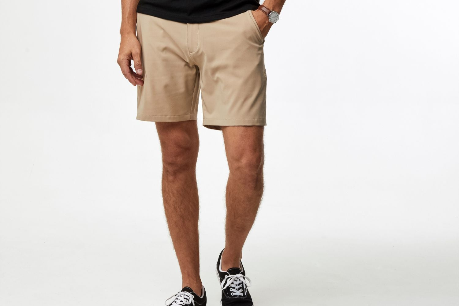 Khaki Everyday Shorts for Men | Fresh Clean Threads