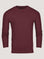 Long Sleeve Crew Neck in Burgundy | FCT