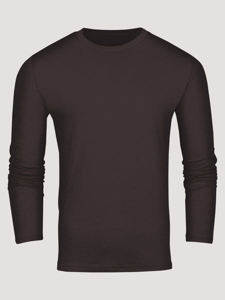 Espresso Long Sleeve Crew Neck