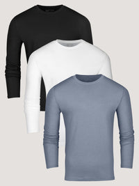 Long Sleeve Foundation 3-Pack