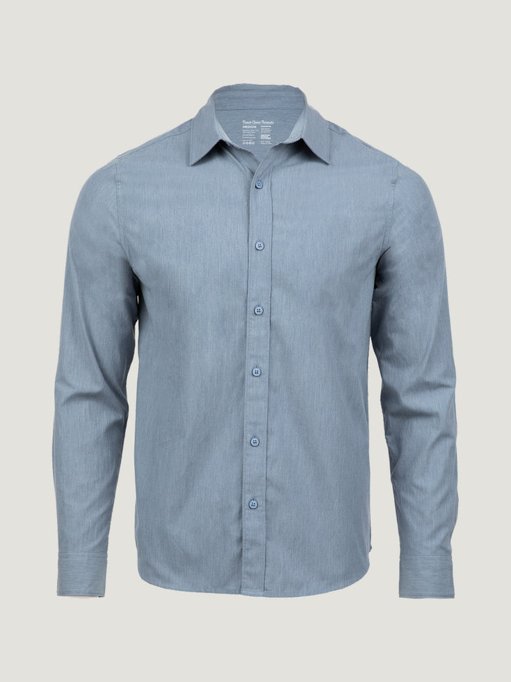 Men's Wedgewood Long Sleeve Button Up Shirt | Fresh Clean Threads