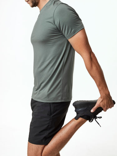 Performance Crew Neck in Mercury Green | Motion 3-Pack | Fresh Clean Threads