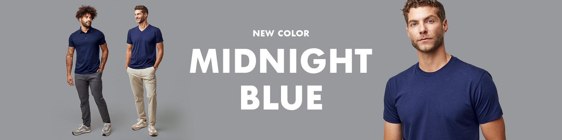 V-Necks Now in Midnight Blue | Fresh Clean Threads