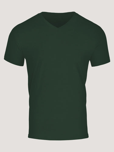 Mosswood Green V-neck Tees, affordable soft t-shirts for everyday wear