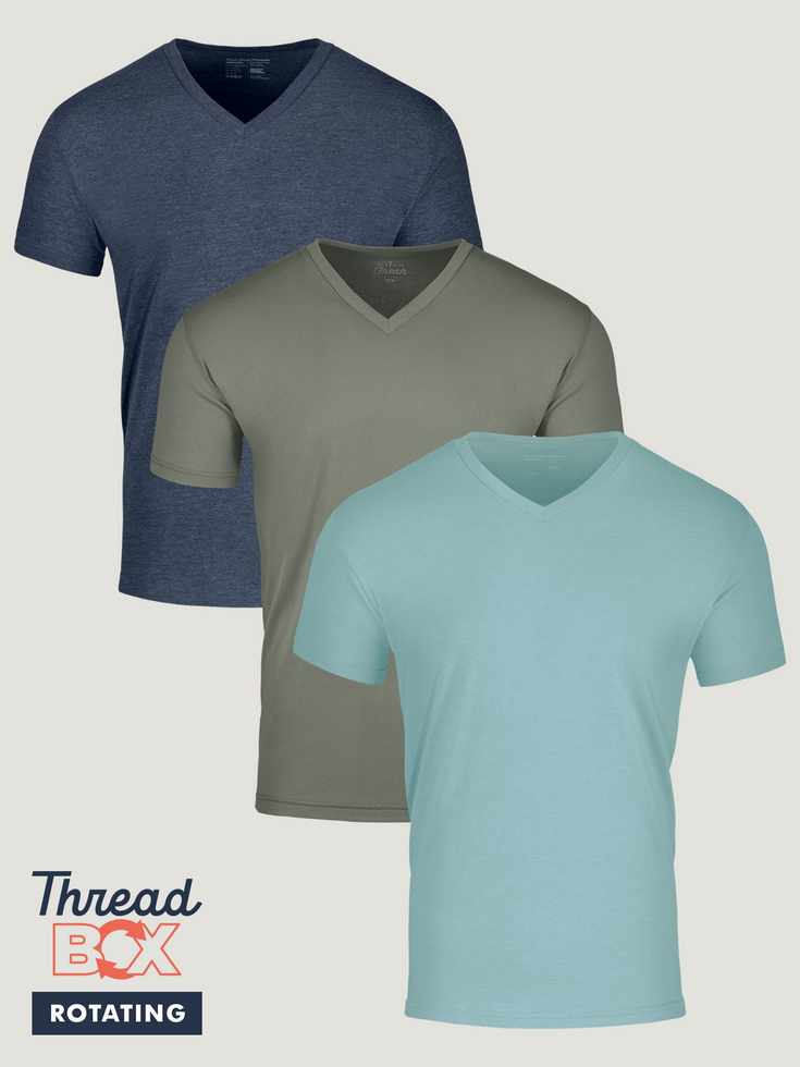 May Bold Subscription V-Neck 3-Pack | Fresh Clean Threads