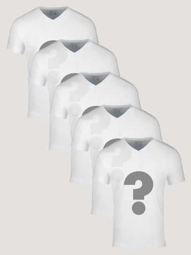 Mystery Tee 5-Pack | Crew or V-Neck | Fresh Clean Threads