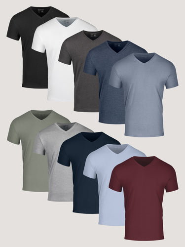 Winter Essentials V-Neck 10-Pack