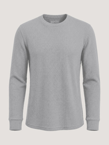 Heather Grey Waffle Thermal