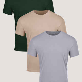 Earth Day 3-Pack: Best-Fitting Crew Neck Tees | Men's Premium T-Shirts