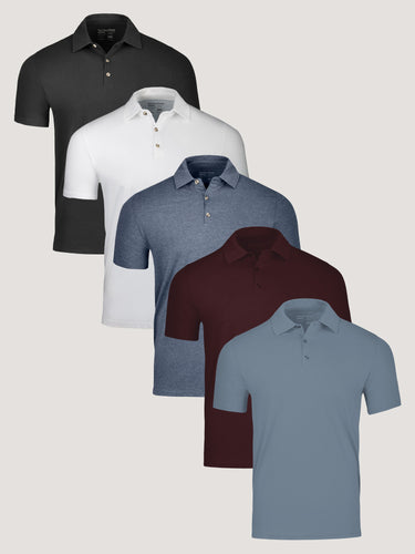 Winter Essentials Polo 5-Pack