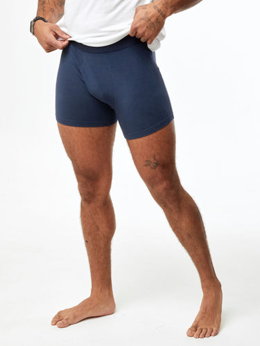 Silky Modal + a no-dig waistband # Boxer Briefs 3-Pack in Navy | Fresh Clean Threads