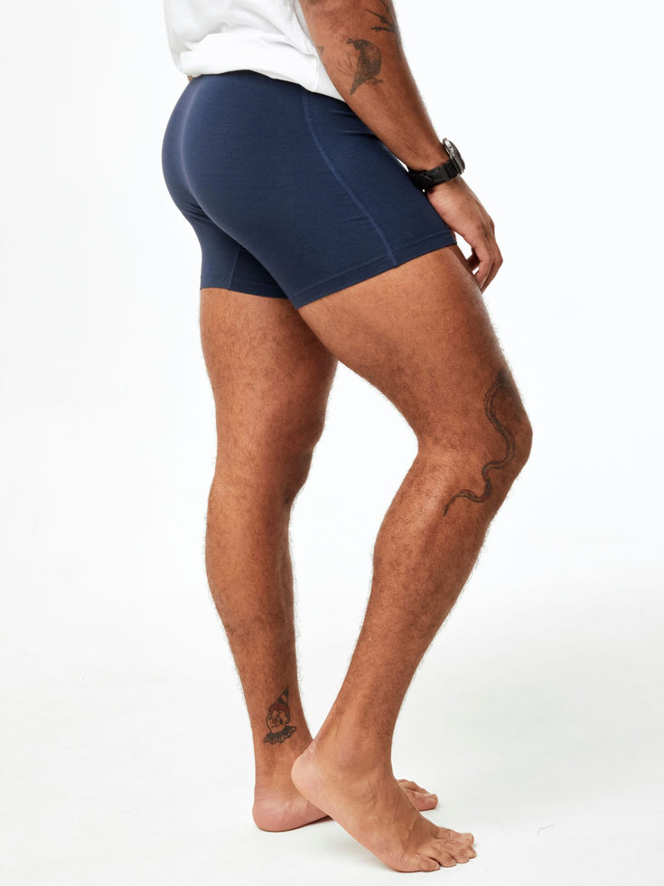 Navy Boxer Briefs for Men | Fresh Clean Threads