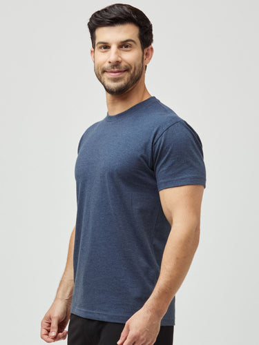 men's dress crew neck t shirts DKNY Soft Cotton T-Shirt for Men - Plain Casual & Dress Crew Neck Tee, Comfortable Premium Classic Fit Mens Tshirt Black