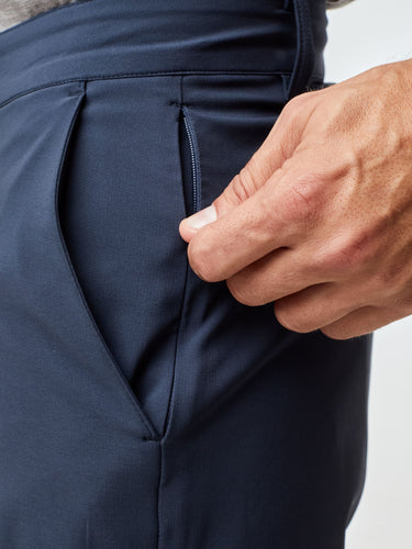 Keep valuables safe with a Hidden Secure Pocket # Everyday Shorts 2.0 in Navy | Fresh Clean Threads