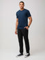 Dark Navy Crew Neck Shirt for Men | Fresh Clean Threads