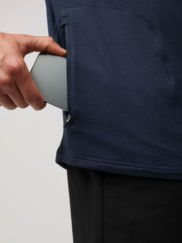 secure your gear with zipper pockets # Zipper Pocket Details on the Tech Hoodie at Fresh Clean Threads