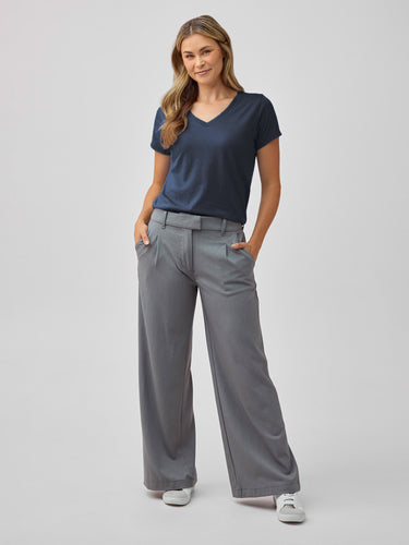 the perfect everyday tee # Odyssey Blue Women's V-Necks at FCT