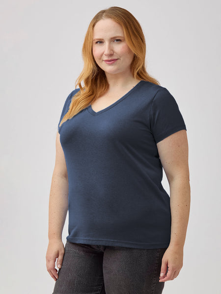 Women's Odyssey Blue V-Neck