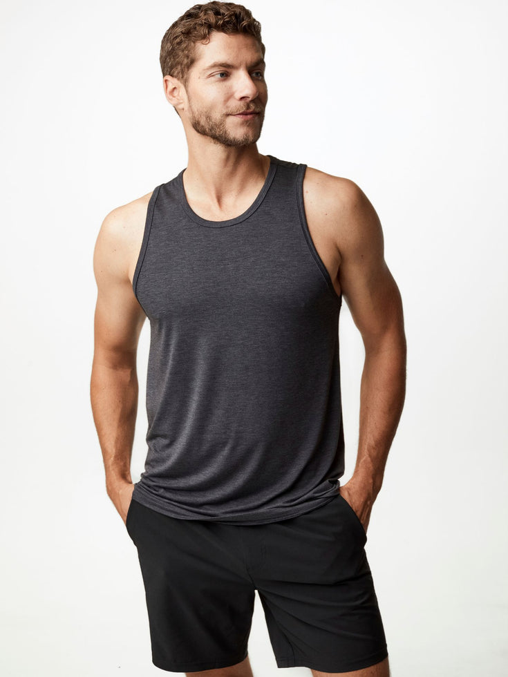 Charcoal Performance Tank | FCT's Activewear Collection