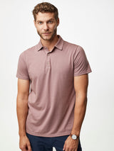Joe is 6'2, 177LBS and wears a size L # Summer Foundation Polo 5-Pack | Purple Haze | Fresh Clean Threads
