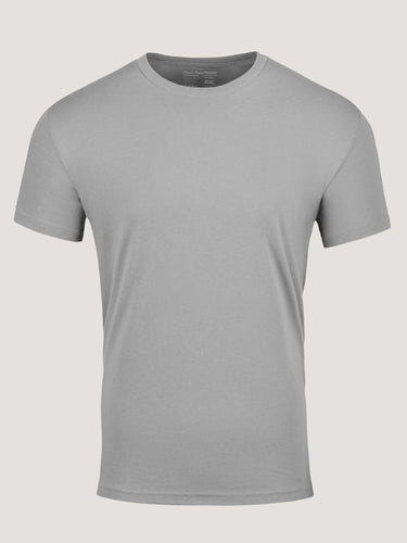 Men's Tees | Grey T-Shirt | FCT Men's Shirts in Pebble Grey