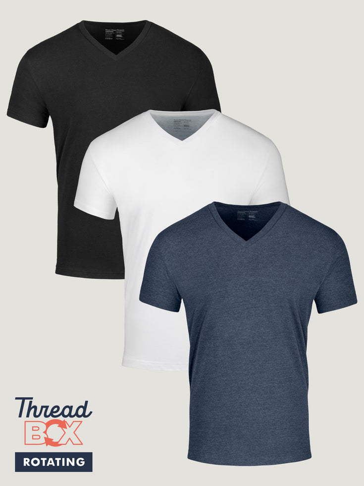 Basic 3-Pack of Men's T-Shirts | Fresh Clean Threads