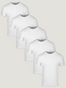 All White 5-Pack Subscription | Crew or V | Fresh Clean Threads