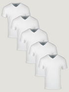 All White 5-Pack Subscription | V-Neck | Fresh Clean Threads