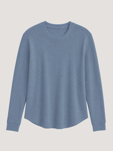 Women's Skyline soft waffle knit thermal top