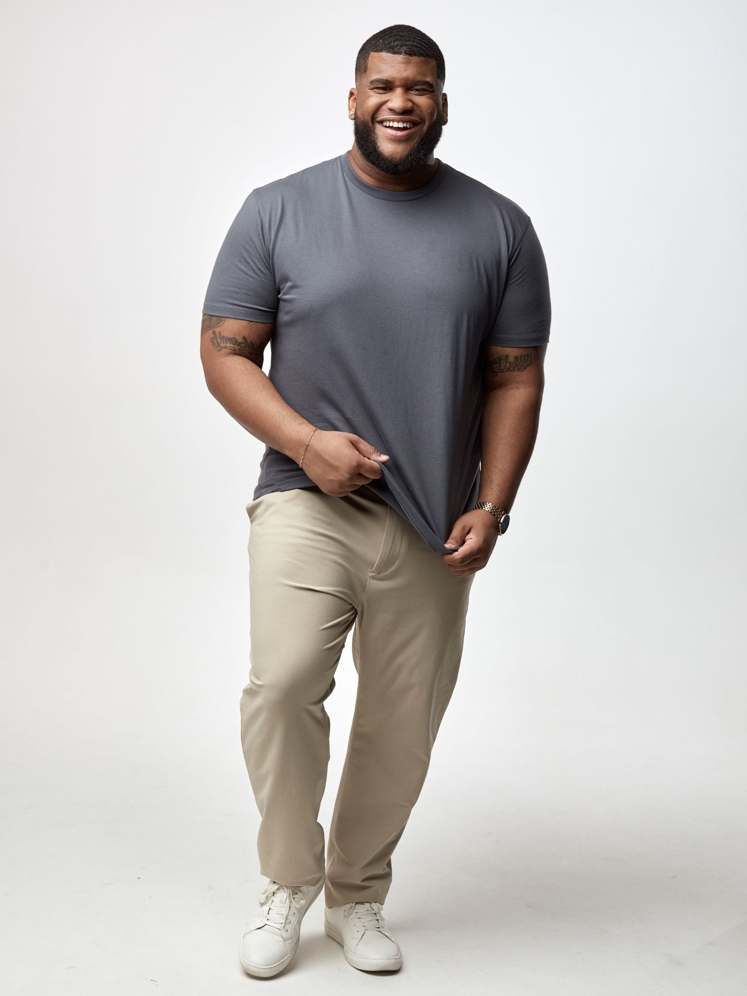 Slate Crew Neck Tee | T-Shirts For Men | Fresh Clean Tees – Fresh