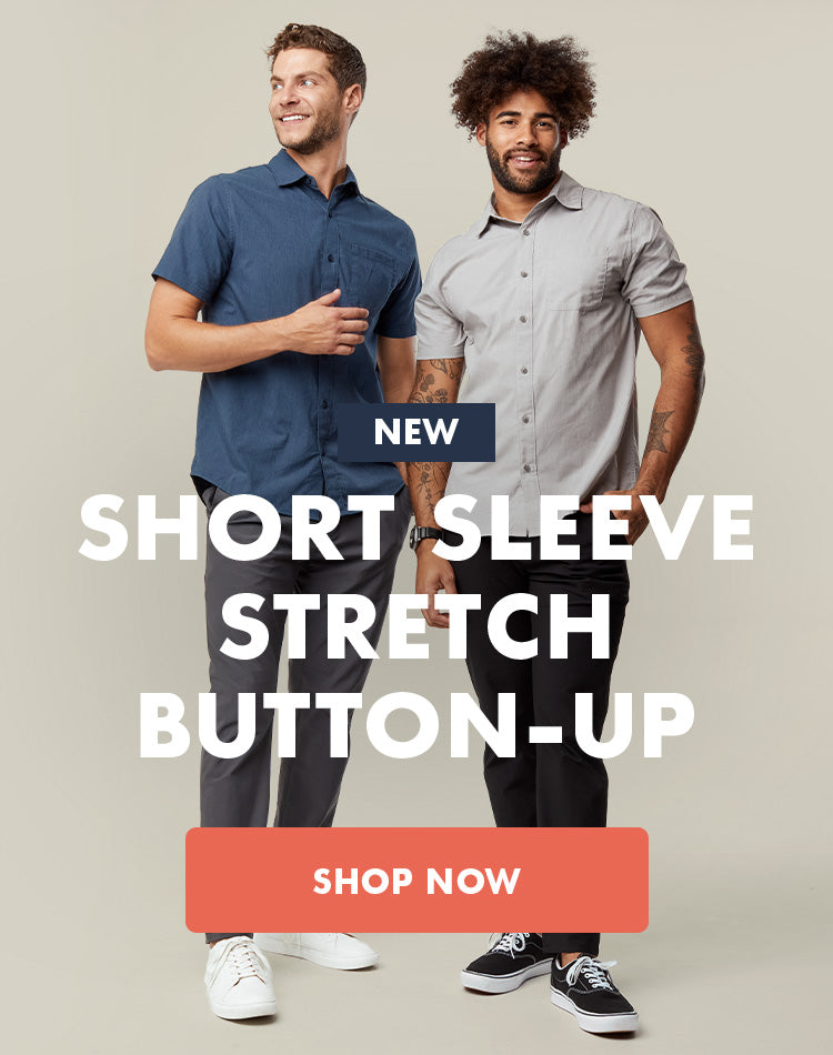 Short Sleeve Stretch Button Up Collection | Shop Now at Fresh Clean Threads