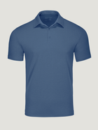 Monsoon Blue Performance Polo | Fresh Clean Threads