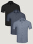 Men's Short Sleeve Button Up | Best Sellers 3-Pack | Fresh Clean Threads