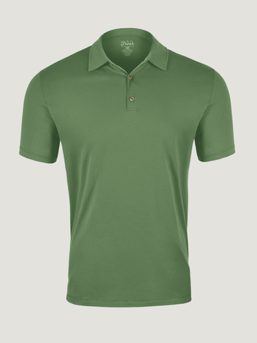 Cactus Green Torrey Polo Shirt | Fresh Clean Threads