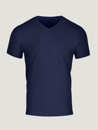 Men's Midnight Blue V-Neck Tee | Fresh Clean Threads