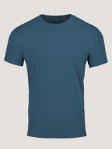 Sea Blue Crew Neck T-Shirts | Best Plain Undershirts