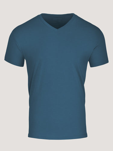 Sea Blue V-Neck T-Shirts | Men's V-Neck Undershirts