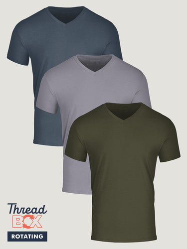 Seasonal Colors V-Neck 3-Pack | ThreadBox Subscription at FCT
