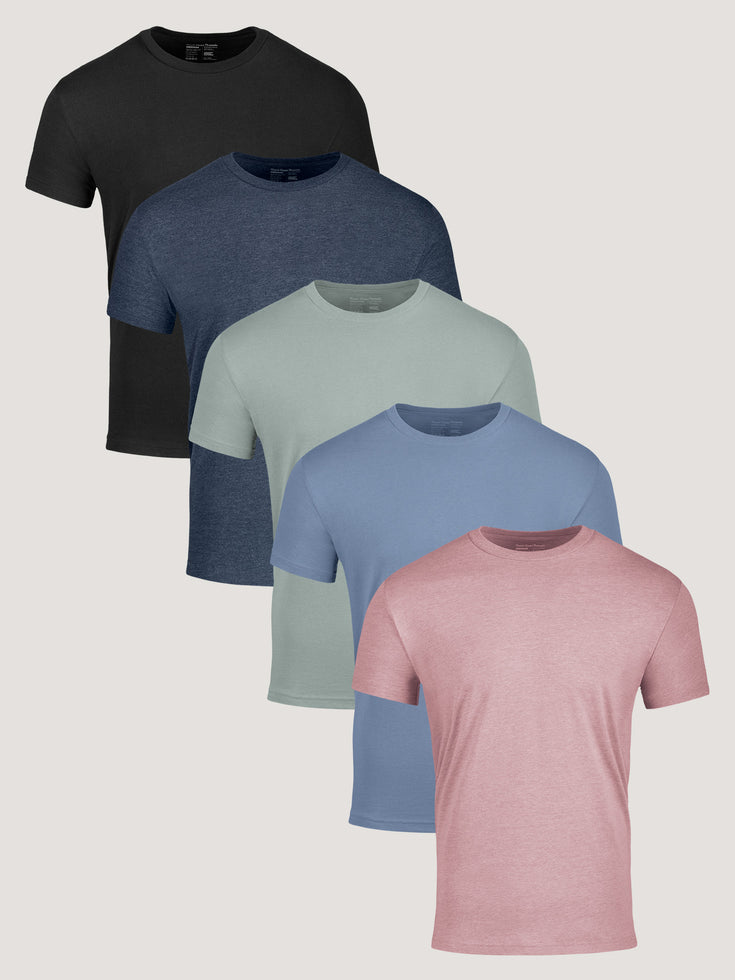 Spring Essentials Crew Neck 5-Pack | 2025 Limited Edition Colors | Fresh Clean Threads