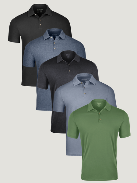 Spring Essentials Polo 5-Pack