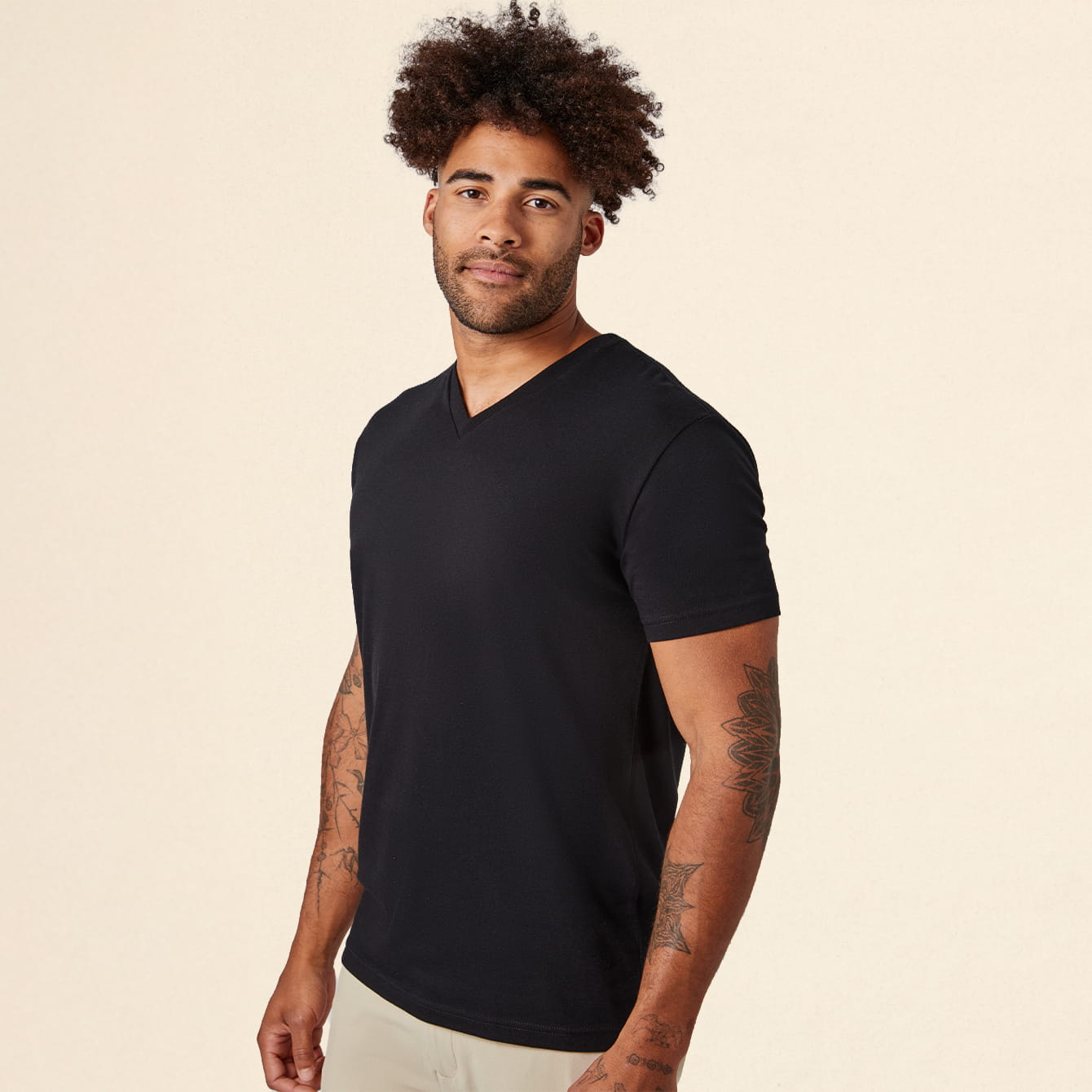 Charcoal V-Neck T-Shirt For Men | Fresh Clean Tees – Fresh Clean