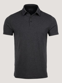Premium Men's Striped Polos | Super Soft, Striped Performance Polos 