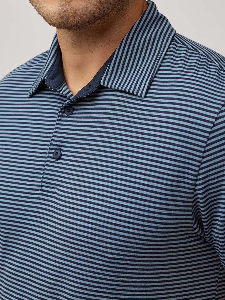Performance Polo Striped | Men's Activewear at FCT